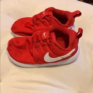 Kids Nike Red running shoes